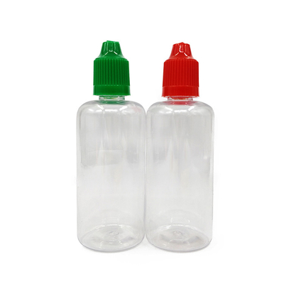 Bouteilles en plastique personnalisées de 60 ml avec un bouchon pointu