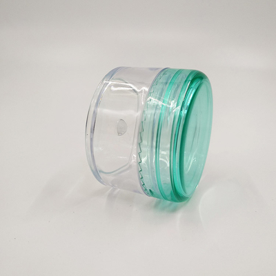 2g 3g 5g échantillon cosmétique récipient vide plastique verre cosmétique transparent avec couvercle