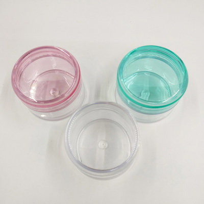 Récipient en plastique mini 3 ml 5 g Bouteille d' échantillon cosmétique Crème pour le visage Crème pour les yeux Emballage 5 ml Bouteille cosmétique Avec couvercle coloré