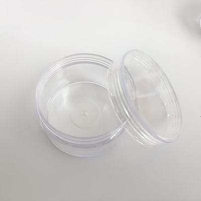 Boîtier cosmétique en plastique à surface lisse avec logo personnalisé et joint sensible à la pression