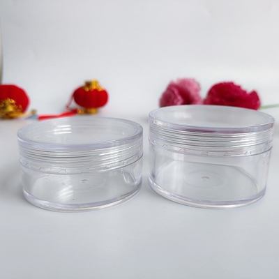 Boîtier cosmétique en plastique à surface lisse avec logo personnalisé et joint sensible à la pression