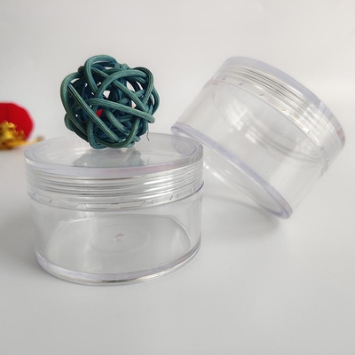 Boîtier cosmétique en plastique à surface lisse avec logo personnalisé et joint sensible à la pression