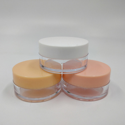 Bouteilles de crème en plastique rondes de 50 g avec couvercles pour les emballages de cosmétiques pour le soin de la peau