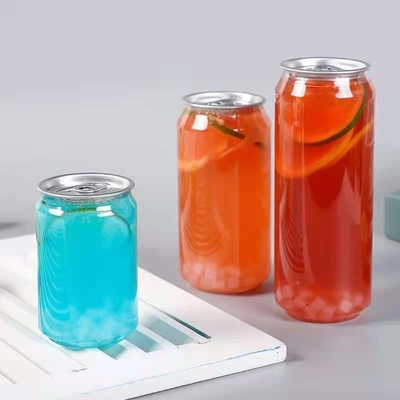 Boîte à boisson en plastique ergonomique de 330 ml avec anneau de traction