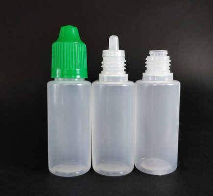 Bouteilles gouttelettes en plastique pour la distribution de liquide à surface lisse
