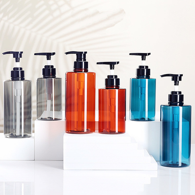 Bouteilles de lotion en plastique blanc avec matériau de capuchon en plastique électroplaté UV et variétés en plastique PMMA