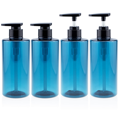 Bouteilles de lotion en plastique blanc personnalisables avec corps en PET et couleur de bouteille