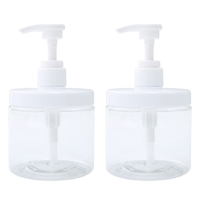 Matériau de capuchon électroplaté UV en plastique fermeture à volet bouteilles de lotion en plastique avec corps en PET
