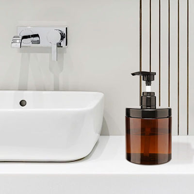 Containers de crème en plastique à capuchon électroplaqué UV Polymère Clair Convient pour les formulations sensibles nécessitant une protection UV