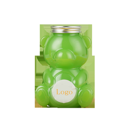 Bouteilles de thé au lait carré avec une capacité d'eau de 120 ml 250 ml 350 ml 500 ml