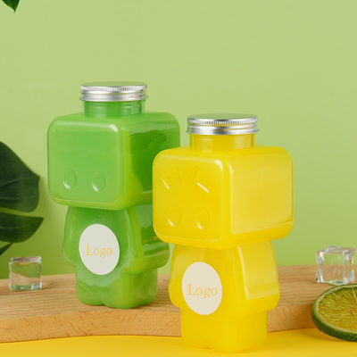 Bouteilles de thé à bulles carrées, solution pratique pour servir des boissons