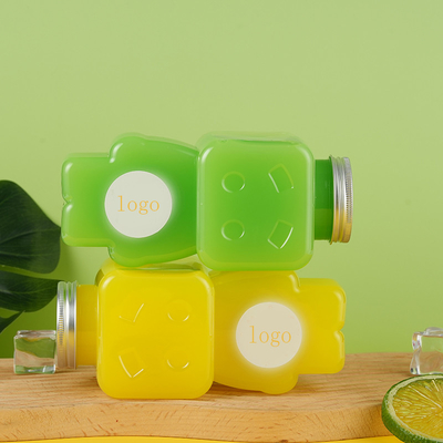 Bouteilles de thé à bulles carrées, solution pratique pour servir des boissons