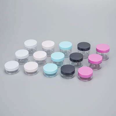 Container cosmétique en plastique imprimé sur mesure scellé avec un joint sensible à la pression