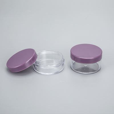 Container cosmétique en plastique imprimé sur mesure scellé avec un joint sensible à la pression