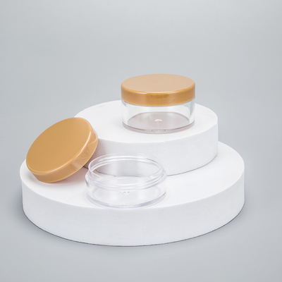 Container cosmétique en plastique imprimé sur mesure scellé avec un joint sensible à la pression