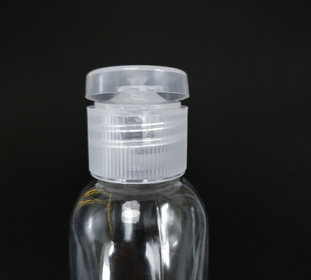 échantillon gratuit bouteille en plastique PET transparente avec capuchon flip bouteille vide avec capuchon flip bouteille de crème avec capuchon flip avec fourniture d'usine