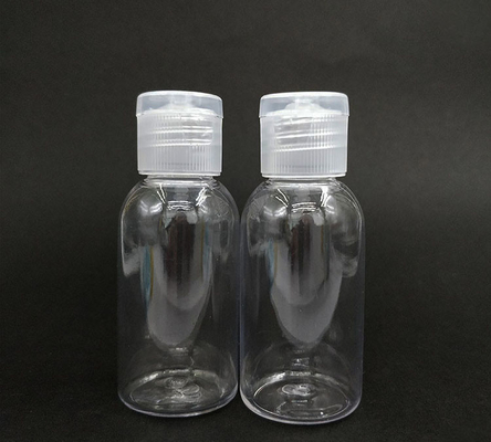 échantillon gratuit bouteille en plastique PET transparente avec capuchon flip bouteille vide avec capuchon flip bouteille de crème avec capuchon flip avec fourniture d'usine