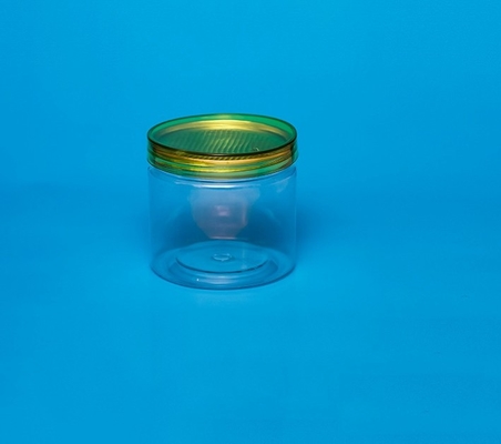 Logo de timbre à chaud Des pots en plastique avec couvercle et vis