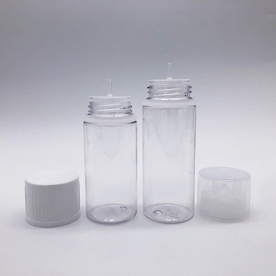 Impression personnalisée de couleur transparente E bouteille de liquide pour emballage transparent