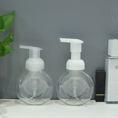 Fonction de distribution Bouteille en PET en plastique transparent avec type de fermeture de pompe