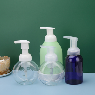 Bouteille de pompe en PET avec fonction de distribution de matériaux recyclables Mqq 3000pcs