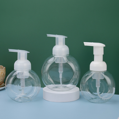 3000 pièces MOQ PET pompe bouteille pour le shampooing recyclable
