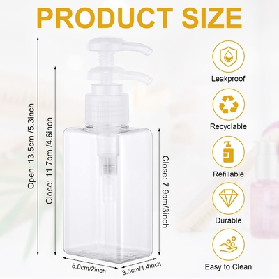 Bouteilles d'hydratant artificiel de 50 ml parfaites pour les crèmes hydratantes