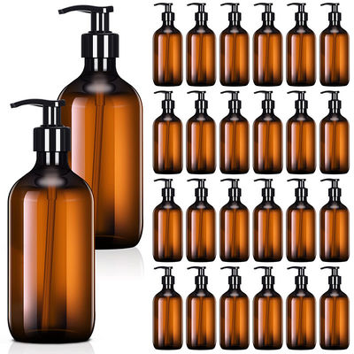 Bouteilles de lotion en plastique personnalisables avec matériau de collier en PE en capacités multiples 120ml 250ml 300ml et 500ml Idéal pour les produits cosmétiques