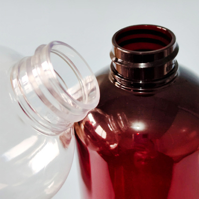Containers de crème en polymère PET UV Cap électroplaté Cap en plastique durable