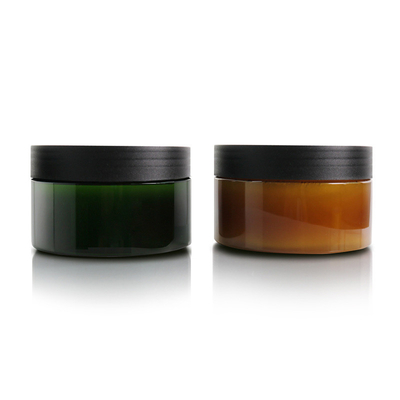 Impression personnalisée de récipients de pots en plastique transparents en aluminium sensible à la pression