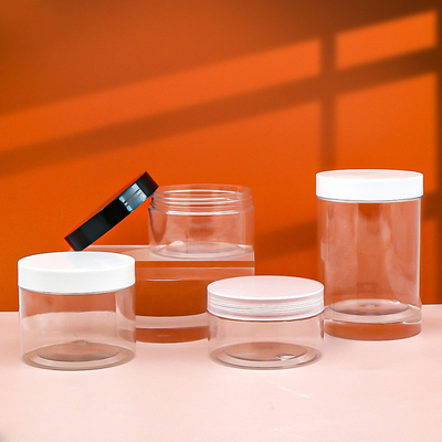 Produit alimentaire Transparent 80 ml 100 ml 120 ml 150 ml 250 ml 500 ml 1000 ml Pot en plastique PET congelé avec couvercle