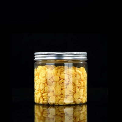 Emballage alimentaire Des biscuits vides Entreposage Contenant en plastique pour animaux de compagnie Bocal 100 ml 200 ml 250 ml Crème écrasante pour le corps en plastique transparent Cosmétique