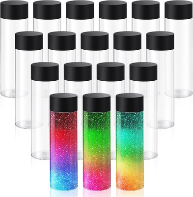 Des bouteilles de thé à bulles isolées modernes, d'une capacité de 120 ml 250 ml 350 ml 500 ml.