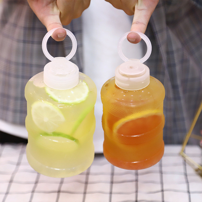 Bouteilles modernes de thé au lait clair avec vis sur le couvercle 0,5 kg capacité poignée Tailles différentes