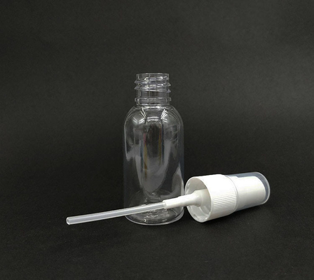 Bouteille de pulvérisation en plastique PET ronde avec un design classique pour un usage quotidien