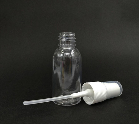 Bouteille de pulvérisation en plastique PET ronde avec un design classique pour un usage quotidien