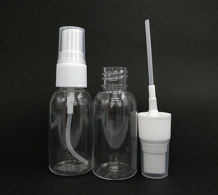 Bouteille de pulvérisation en plastique PET transparente classique surface lisse durable Disponible en différentes tailles