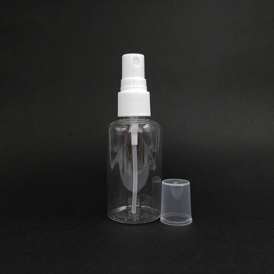 Bouteilles de pulvérisation en plastique en PET rond classique Surface lisse Capacités diverses pour un usage quotidien