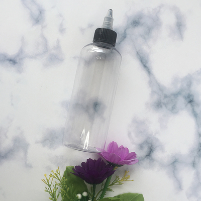 Bouteilles en plastique à vis personnalisables de différentes tailles avec panneau d'étiquette personnalisé
