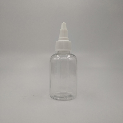 Bouteilles à vis en plastique transparent personnalisé