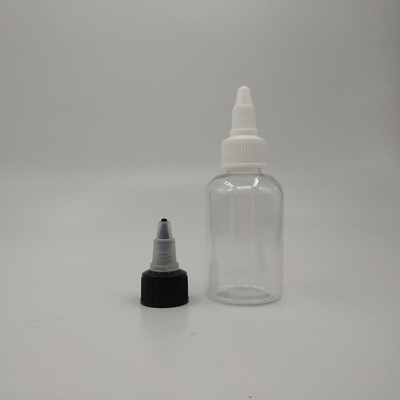 Bouteilles à vis en plastique transparent personnalisé