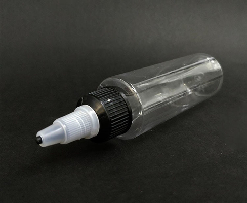 Bouteilles à vis en plastique transparent personnalisé
