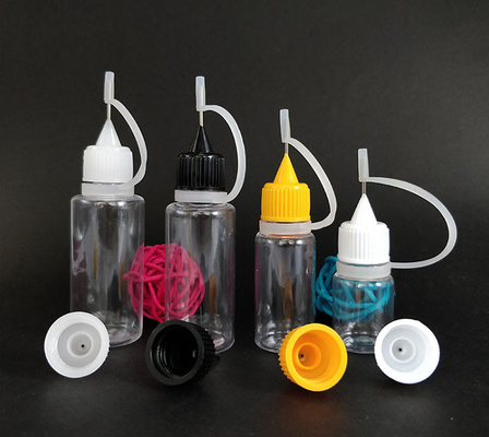 Bouteilles gouttelettes en verre lisse Fermeture à vis 10 ml-120 ml Noir transparent Personnaliser
