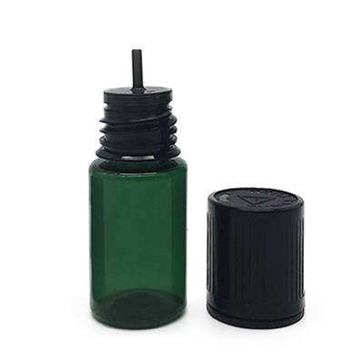 Logo personnalisé Bouteille liquide ronde E avec capuchon à vis en PET imprimé