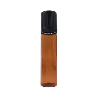 Bouteille en PET liquide personnalisée avec bouchon à vis, forme ronde, logo personnalisé et impression couleur