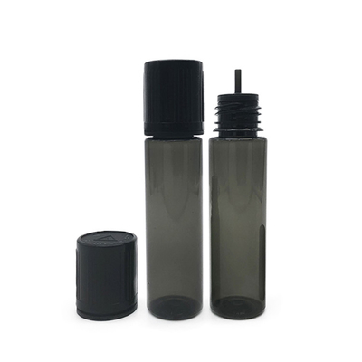 Bouteille en PET liquide personnalisée avec bouchon à vis, forme ronde, logo personnalisé et impression couleur