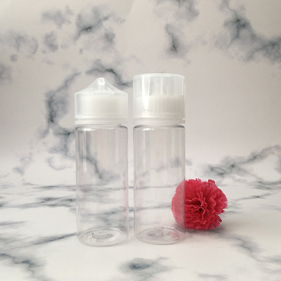 E Bouteille en PET circulaire liquide Package de variété Cou à l' épreuve des enfants Transparent 10 ml - 100 ml Taille