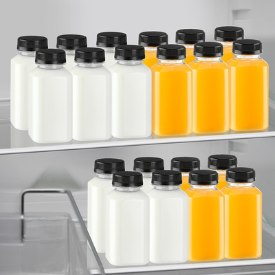 Bouteilles de thé au lait en plastique moderne avec poignée isolée