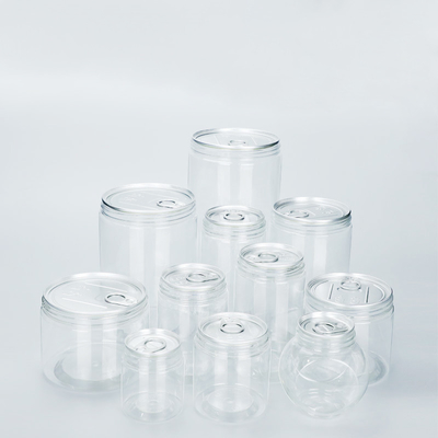 Variété de taille surface lisse bocal cosmétique avec joint sensible à la pression