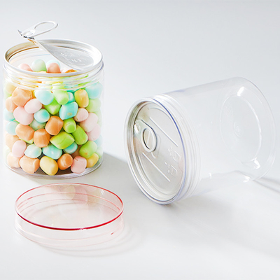 Ensemble de pots cosmétiques en plastique élégant Impression personnalisée de différentes tailles pour les produits de beauté